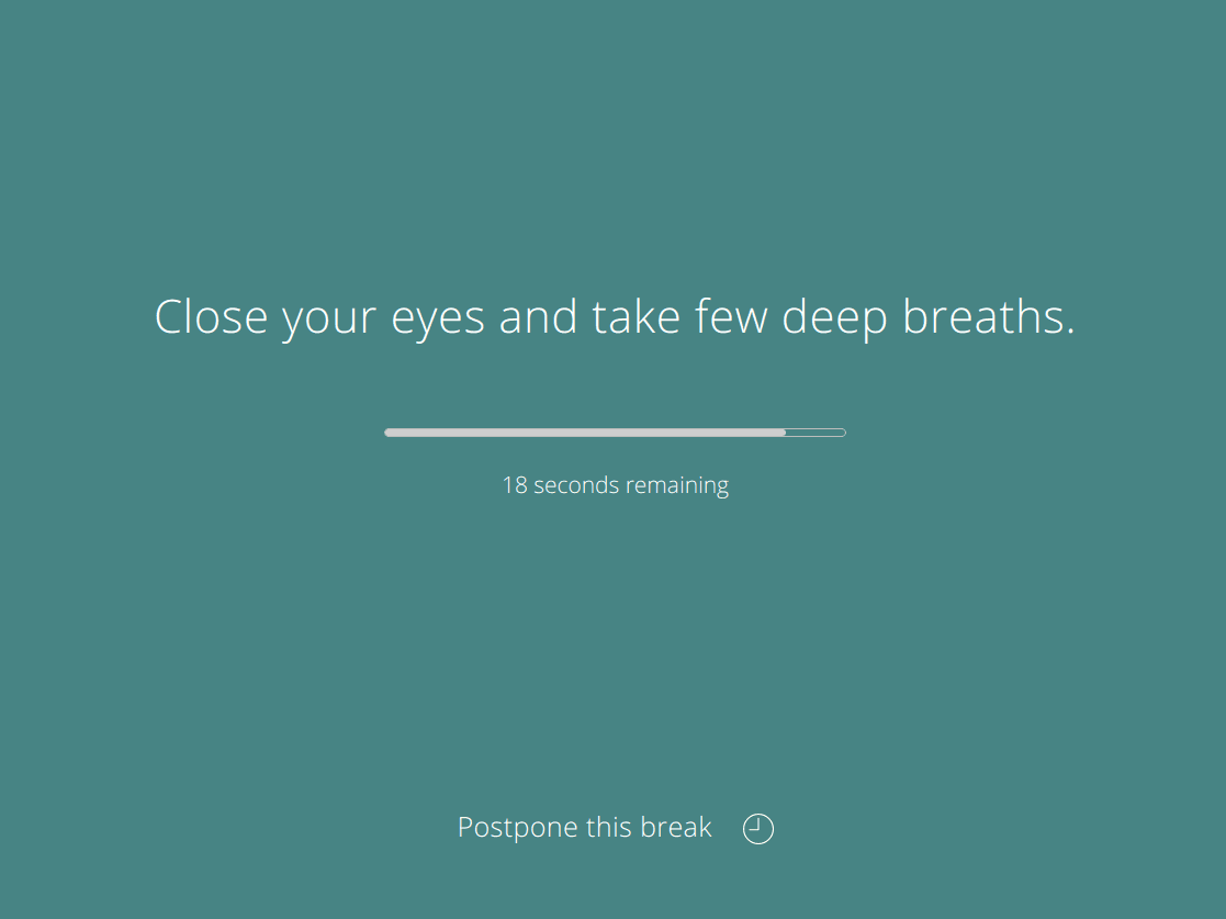 Stretchly website homepage screenshot